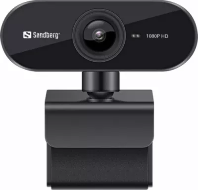 Webkamerë USB Sandberg Flex 1080P HD 133-97, Full HD 1080p, me mikrofon, e zezë, 1 copë