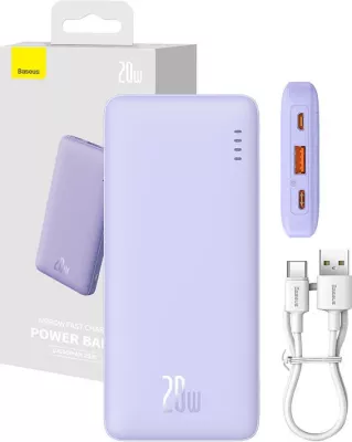 Powerbank Baseus Airpow 10000mAh 20W, vjollcë