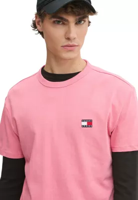 Maicë për meshkuj Tommy Hilfiger Jeans TJM REG BADGE TEE DM0DM20322, rozë [Madhësia: M]
