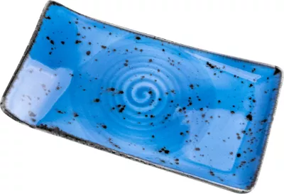 Pjatë servimi Fine Dine Iris 215x180 mm, porcelan, blu, set 6 copë