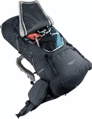 Çantë shpine hiking Deuter, unisex, e zezë