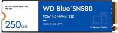SSD Western Digital Blue SN580, 2 TB, M.2, 4150 MB/s