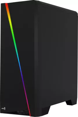 Kasë Aerocool Cylon Midi Tower, ATX/micro ATX/Mini-ITX, e zezë, RGB