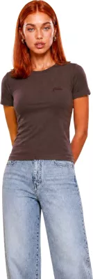 Maicë për femra Guess Active CHARA SS TEE V6YI02 K4259, kafe [Madhësia: XS]