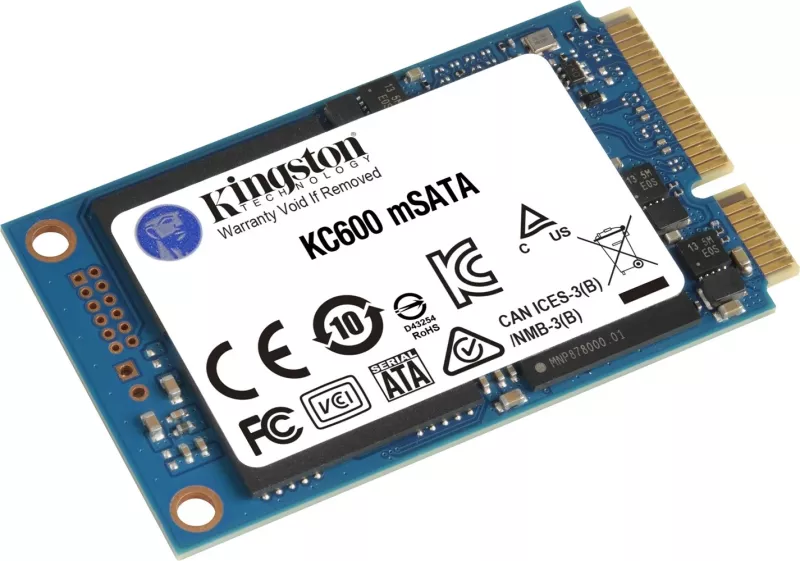SSD Kingston Technology 256G KC600 SATA3 mSATA