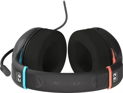 Kufje Turtle Beach Airlite Fit Wired, 3.5mm, over-ear, me mikrofon flip-up mute, për Nintendo Switch, Charcoal-Black