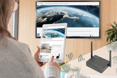 Sistem bashkëpunimi pa tela Digitus Click & Present Pro, desktop, HDMI, Wi-Fi 5, i zi/gri