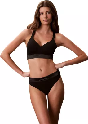 Të brendshme tanga për femra Calvin Klein Underwear LV00QF8826, të zeza [Madhësia: XL]