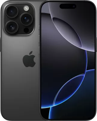 Apple iPhone 16 Pro, 6.3", 1TB, Black Titanium 