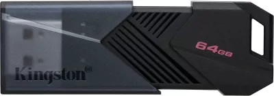 USB Kingston DataTraveler Exodia Onyx 64GB, USB 3.2 Gen 1, e zezë