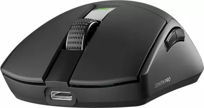 Maus gaming Rampage Zenith Pro (ZENITHPRO-BLACK) 26000 DPI, PAW3395, 4000 Hz, 5 butona, Wireless 2.4GHz/Bluetooth 5.2/USB, i zi