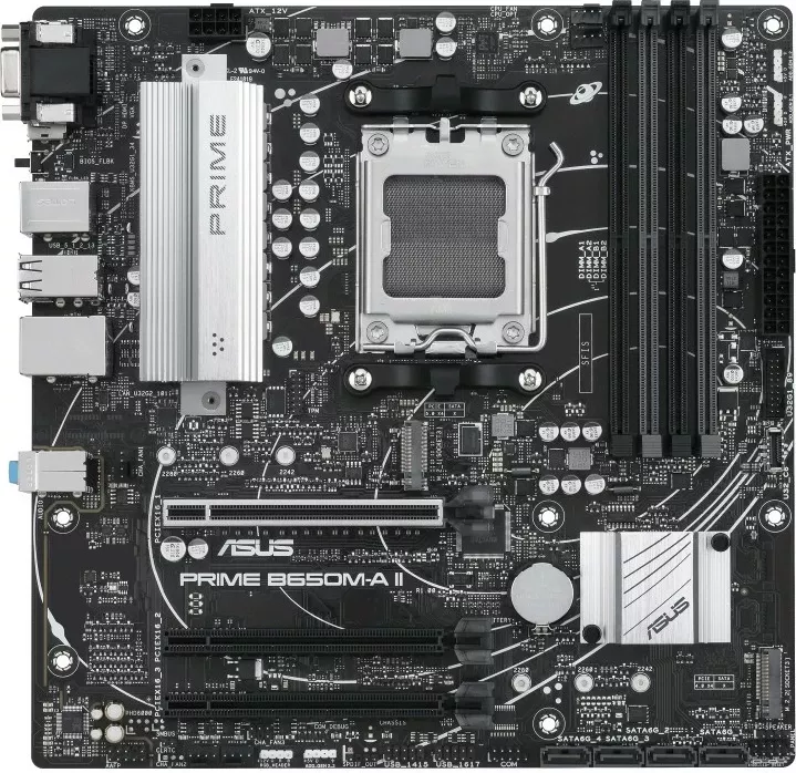 Pllakë amë ASUS PRIME B650M-A II-CSM, Socket AM5, DDR5, micro ATX, e zezë