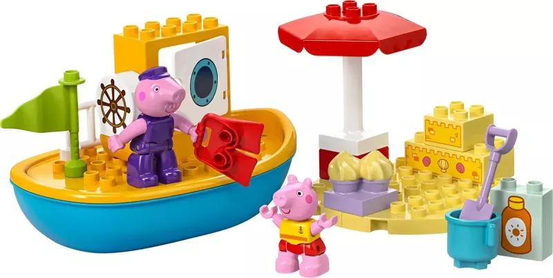 Set LEGO DUPLO Peppa Pig Boat Trip, 23 pjesë