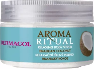 Peeling për trup Dermacol Aroma Ritual Relaxing Brazilian Coconut për femra 200g