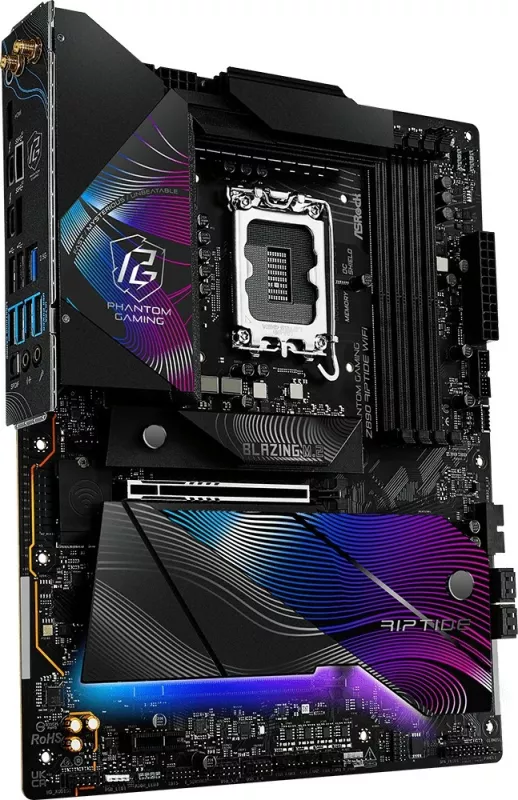 Pllakë amë ASRock Z890 Riptide WiFi, Intel, LGA 1851, DDR5, 256 GB