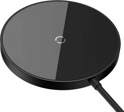 Karikues wireless magnetik Baseus Simple Mini3, 15W, i zi