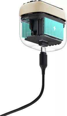 Makinë rroje Yoose MINI 5.0 portative, 5 tehe (4+1), 14,000 rpm, IPX7, USB-C, e bardhë, set 6 pjesë