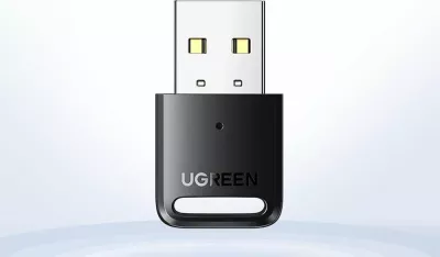Adapter Bluetooth USB-A Ugreen CM591 (UGR5590), Bluetooth 5.3, LED, rreze 20 m, i zi
