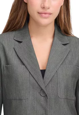 Blazer për femra Ichi IHFILANO BL 20124451, gri [Madhësia: 36]