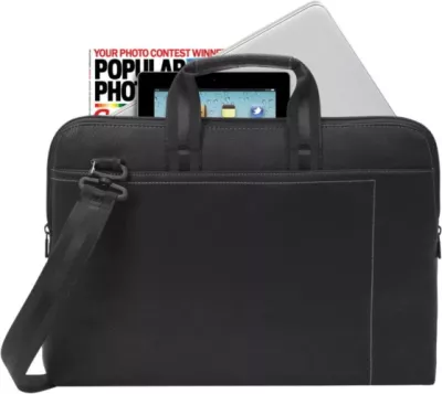 çantë laptopi RIVACASE 8930 15.6\" PU leather, black