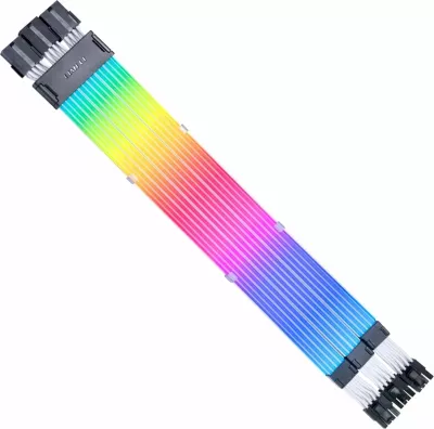 Kablë zgjatimi energjie ARGB për GPU Lian Li Strimer Wireless PW12-1W, 3x 8-Pin, 340 mm, 174 LED