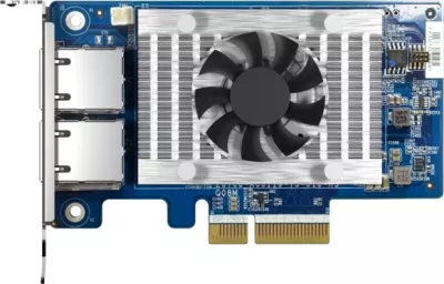 Kartë rrjeti 10GbE QNAP QXG-10G2T-X710, 2-Port RJ45 (NBASE-T), PCIe 3.0 x4