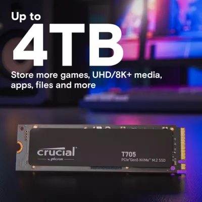 SSD Crucial T705 CT4000T705SSD3 4TB M.2 2280 NVMe PCIe Gen5