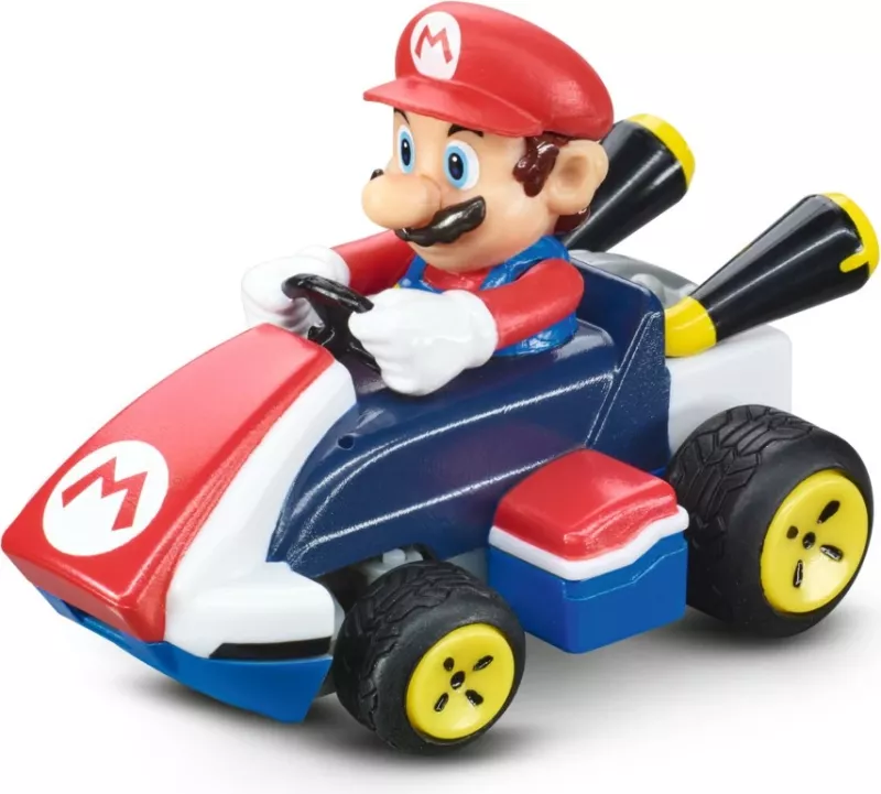 Vetura me telekomandë Carrera Toys 370430002P, Mario Kart, 1:50, 35 mAh, kuqe/blu