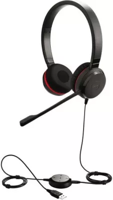 Kufje Jabra Evolve 20SE UC Stereo, Wired, Office/Call center, 150 - 7000 Hz, 171 g, Black