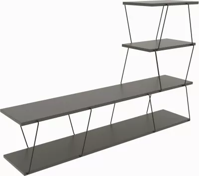Set mobiljesh për dhomë dite Hanah Home, Basak, antracit