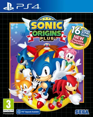 Video-lojë SEGA Sonic Origins Plus Limited Edition për PlayStation 4, koleksion 16 lojëra klasike, me artbook 20-faqe + kopertinë dy-anëshe