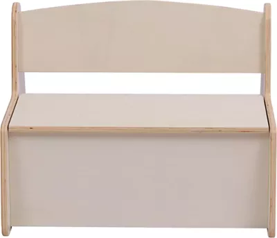 Bankë për fëmijë me hapësirë për ruajtje, natyrale/krem, RICKI FH18342.01, 63x43x47cm