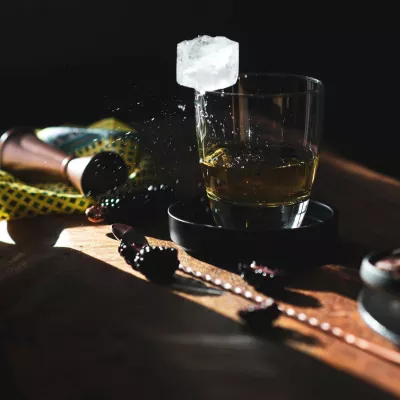 lugë bar-i me shtypëse, Barfly, 300 mm, çelik inoks 18/8, bakër antik