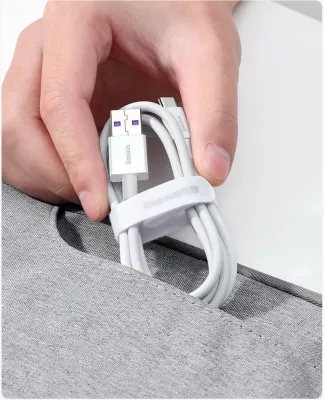 Kabllo karikimi dhe të dhënash Baseus Superior CATYS-02, USB-A në USB-C, 1m, 66W, Bardhë
