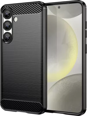 Mbështjellës Hurtel Carbon Case për Samsung Galaxy XCover 7 Pro, TPU, i zi