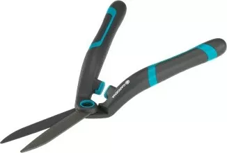 Gërshërë Gardena 12302-30, teh drejt, plastikë, 18 cm, zi/kaltër