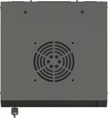 Kasë RACK LANBERG 10" 4U, e zezë, dyer xhami