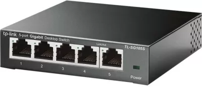 Switch, TP-Link, TL-SG105S, 5 porte Gigabit 10/100/1000 Mbps, desktop, i zi