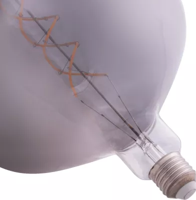 Llampë LED filament, ngjyrë tymi, FH4054.03, 8W, E27, 3000K, me ndriçim të rregullueshëm
