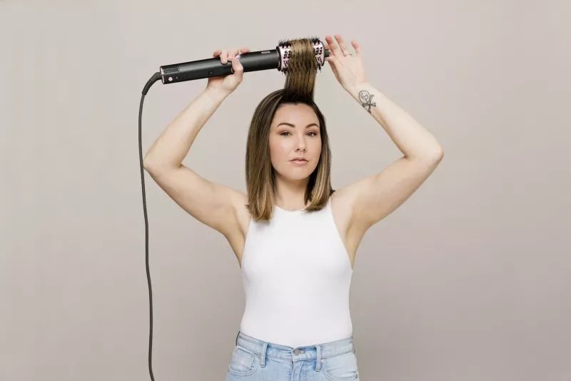 Multistyler për flokë Shark FlexStyle 5-in-1, 1400 W, HD440EU, zi/rozë