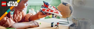 Set ndërtimi LEGO Jedi Bob's Starfighter, 305 pjesë, shumëngjyrësh