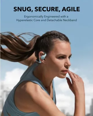 Kufje wireless Anker Soundcore AeroFit Pro A3871G61, 46 orë, IPX5, LDAC, blu