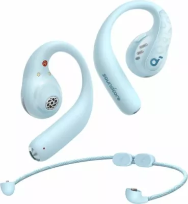 Kufje wireless Anker Soundcore AeroFit Pro A3871G61, 46 orë, IPX5, LDAC, blu