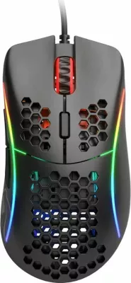 Maus Glorious Model D GD-BLACK, 12000 DPI, USB me kabllo, RGB, e zezë
