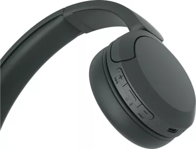 Kufje Sony WH-CH520, Bluetooth 5.2, 50h bateri, me mikrofon, të zeza