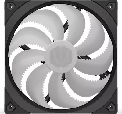 Ventilator kasë PC Endorfy Fluctus 140 PWM ARGB EY4A004, 140mm, 4-pin PWM, 1800 rpm, 1 copë, i zi