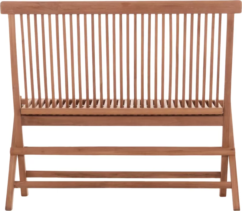 Bankë palosëse KENDALL, dru tik natyral, 100x47x89cm
