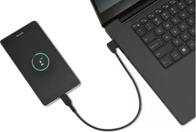 Kabllo USB-A në USB-C Kensington Charge & Sync, 5 copë, 0.327m, e zezë