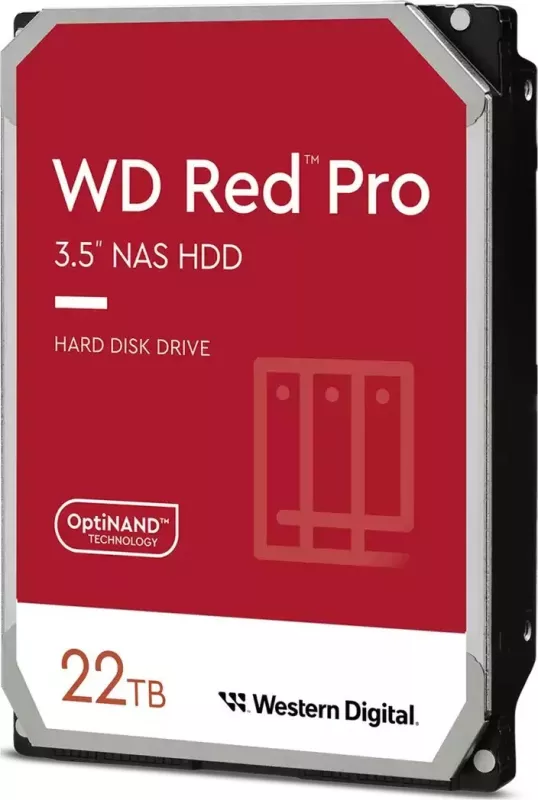 HDD Western Digital Red Pro 22 TB 7200 RPM 512 MB 3.5" Serial ATA III
