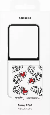 Mbështjellës Samsung Galaxy Z Flip6, 17 cm (6.7"), Bardhë